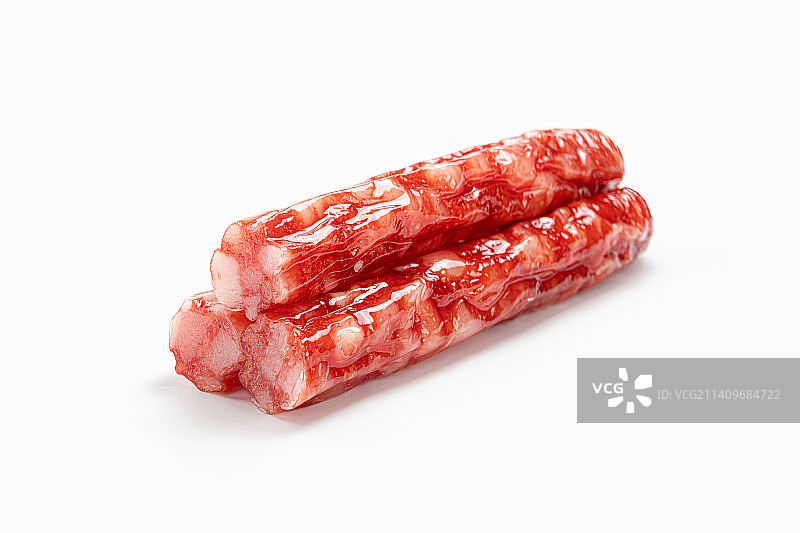 腊肠切面 腊味 白底图 腊肉图片素材