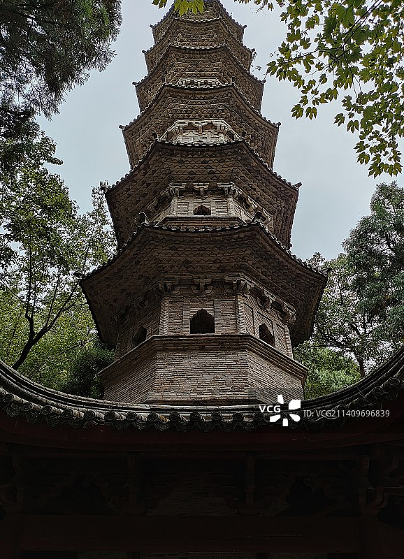 明朝古塔图片素材