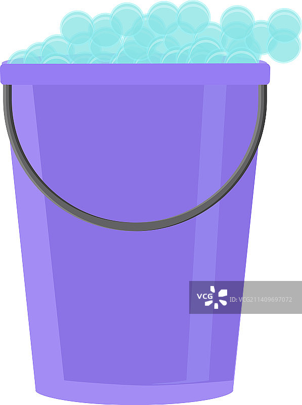 白色背景上的肥皂桶图片素材