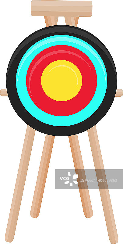 白色背景上的策略目标图片素材