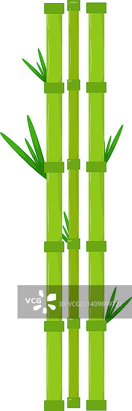 白色背景上的竹棍图片素材