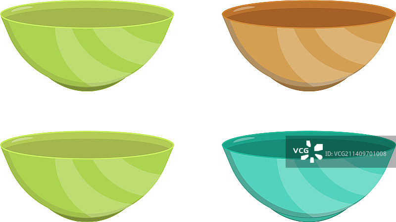 白色背景上的陶瓷碗图片素材