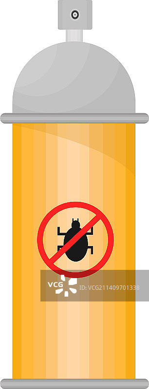 白色背景上的驱虫剂图片素材