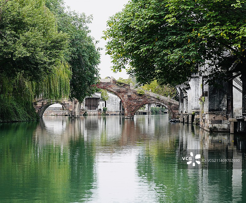乌镇的小桥流水图片素材