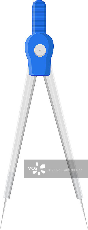 白色背景上的蓝色学校隔板图片素材