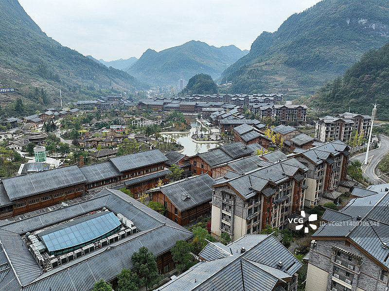 贵州省道真自治县“中国傩城”图片素材