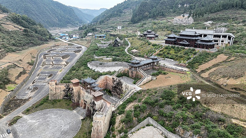 贵州省道真自治县“中国傩城”图片素材