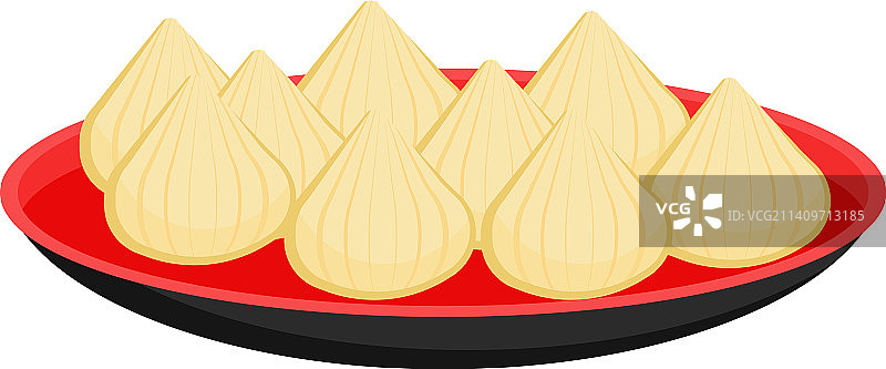 白色背景上的馍馍图片素材