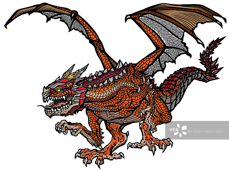 西方龙经典欧洲神话图片素材