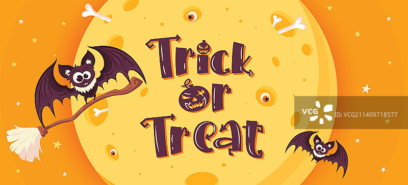 万圣节不给糖就捣蛋海报图片素材