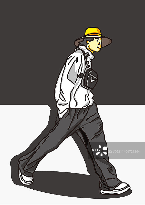 时尚潮流杂志人物图片素材