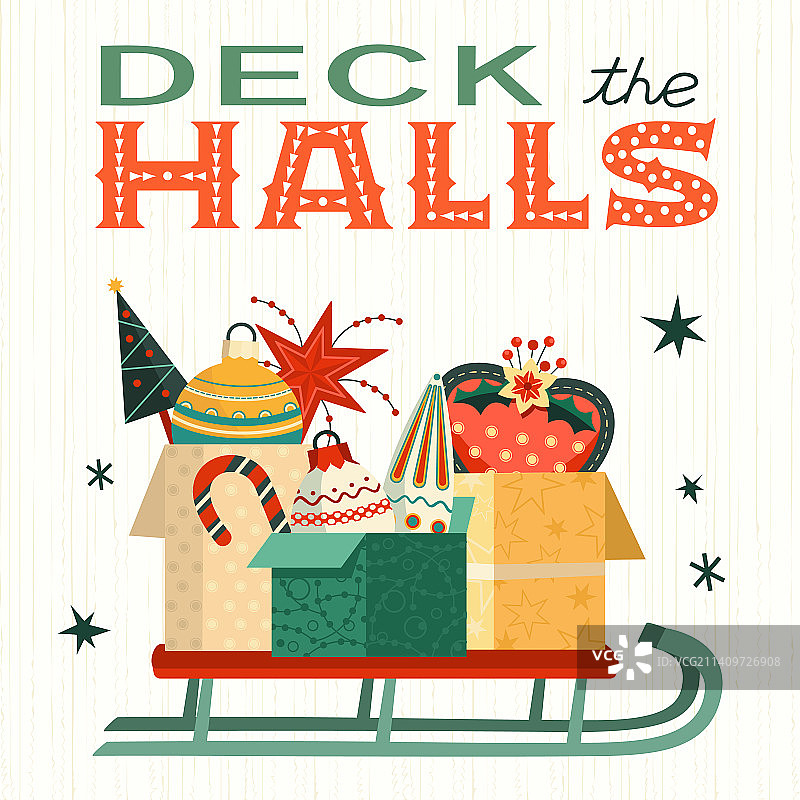 节日圣诞大厅装饰品图片素材