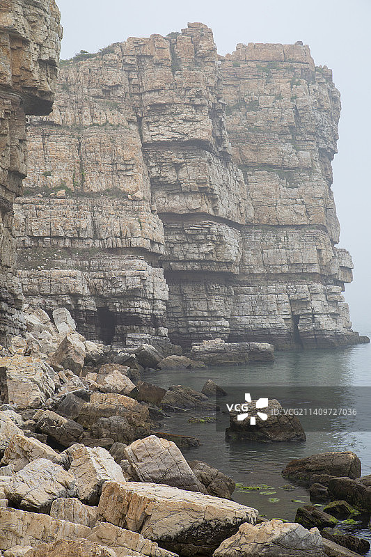 中国山东省长岛县“大黑山岛”风光图片素材