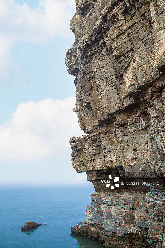 中国山东省长岛县“大黑山岛”风光图片素材