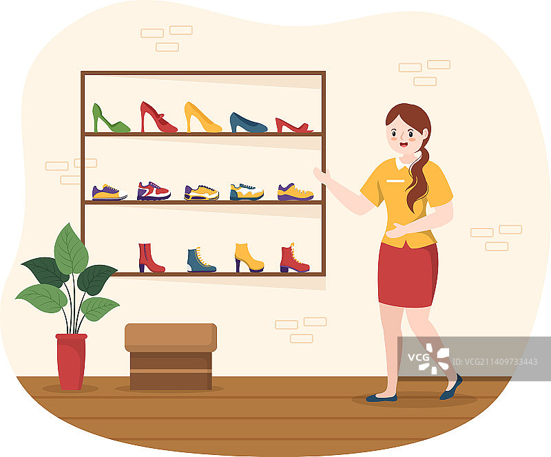 男女鞋店新款系列图片素材