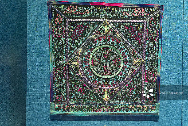 广西民族博物馆展示的广西民族文化图片素材