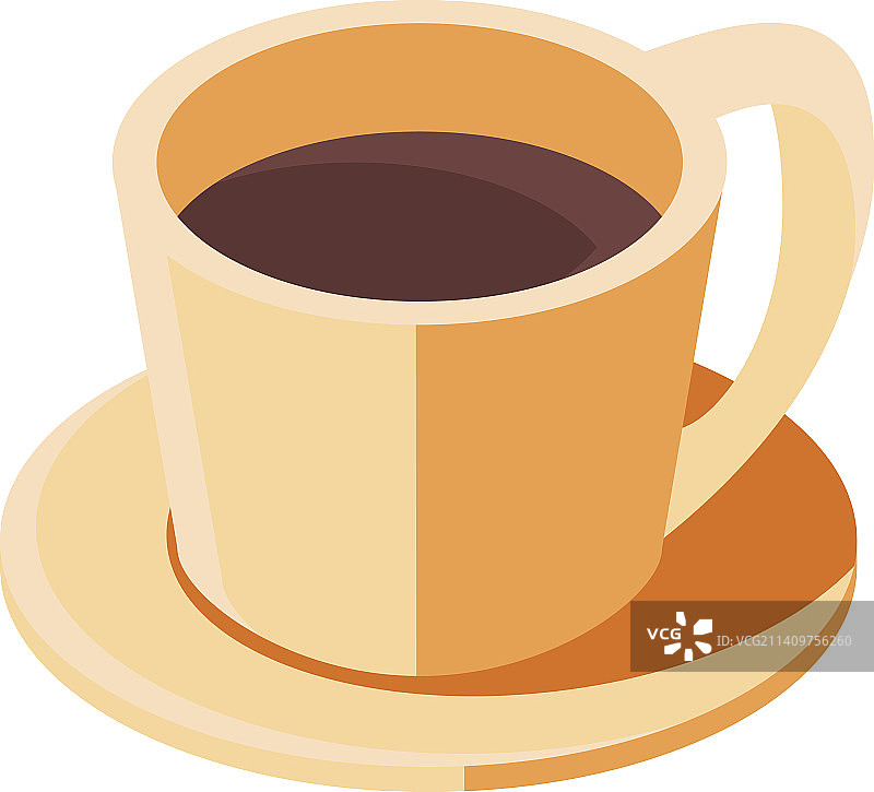 碟子里的咖啡杯图片素材