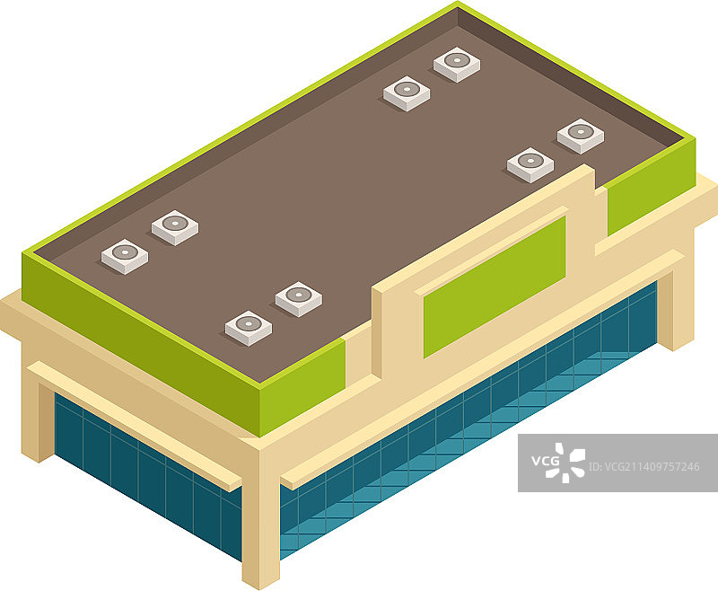 2.5D购物中心图片素材