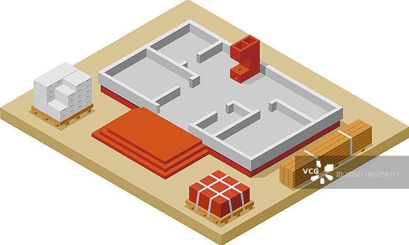 房屋建造图标图片素材