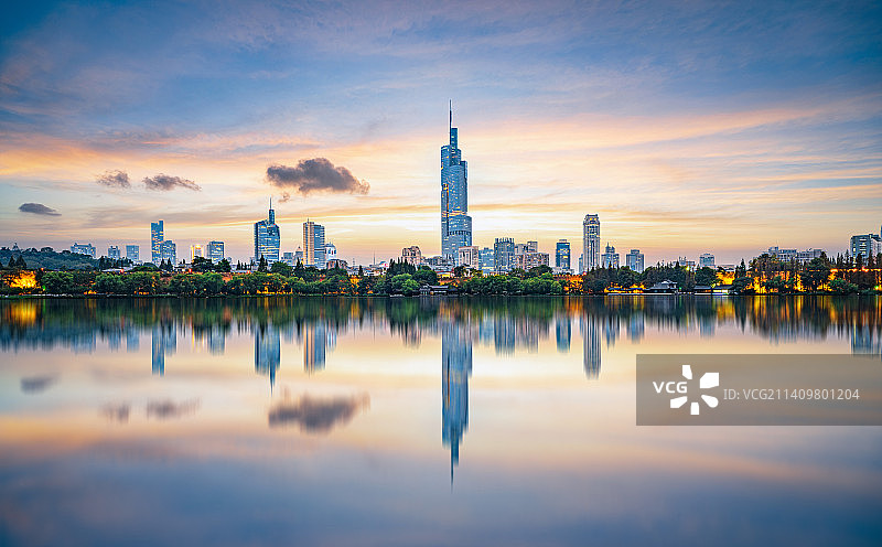 南京玄武湖城市建筑图片素材