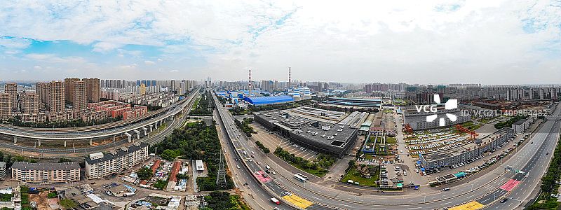 航拍辽宁沈阳中国工业博物馆 原沈阳铁西铸造博物馆（沈阳铸造厂翻砂车间原址）图片素材