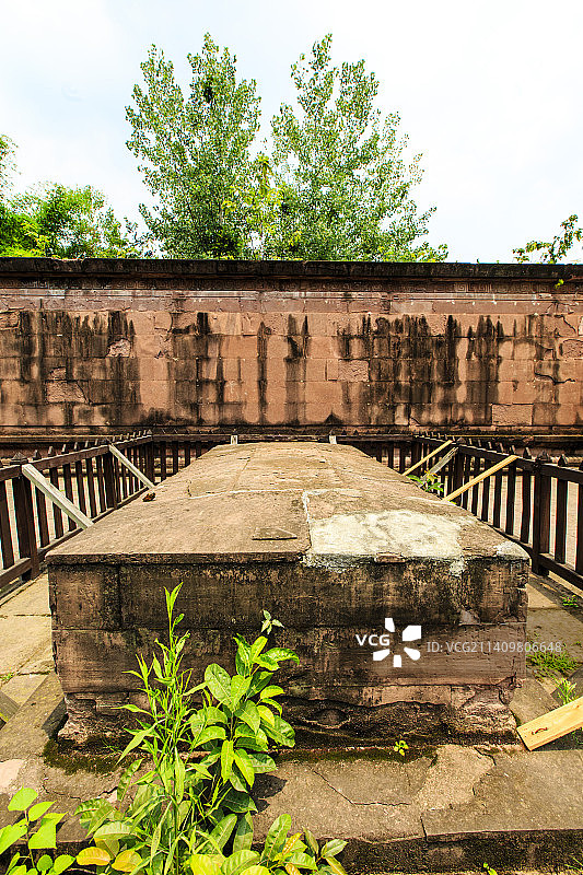 四川省成都市刘湘墓园：刘湘墓图片素材