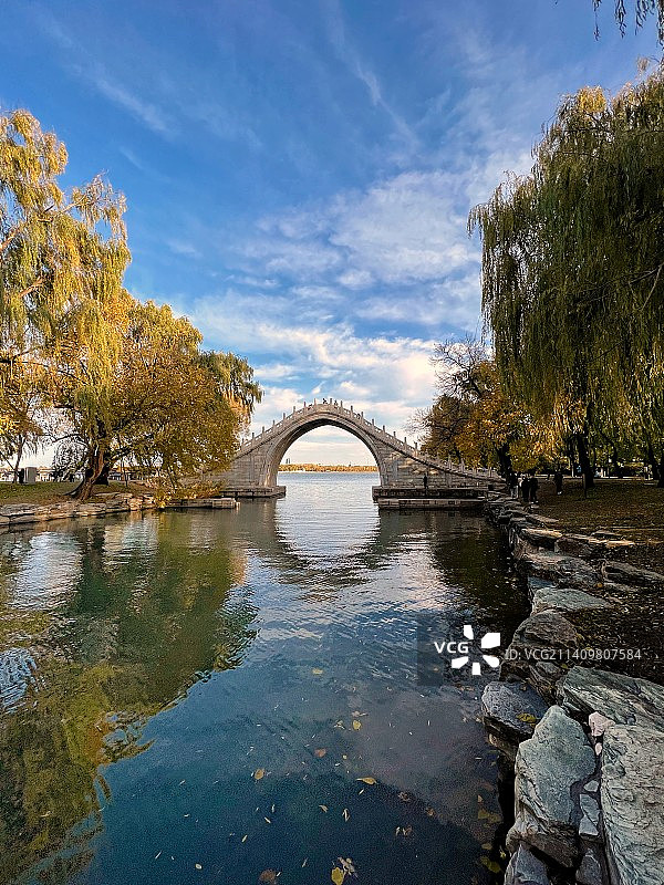 颐和园玉带桥图片素材