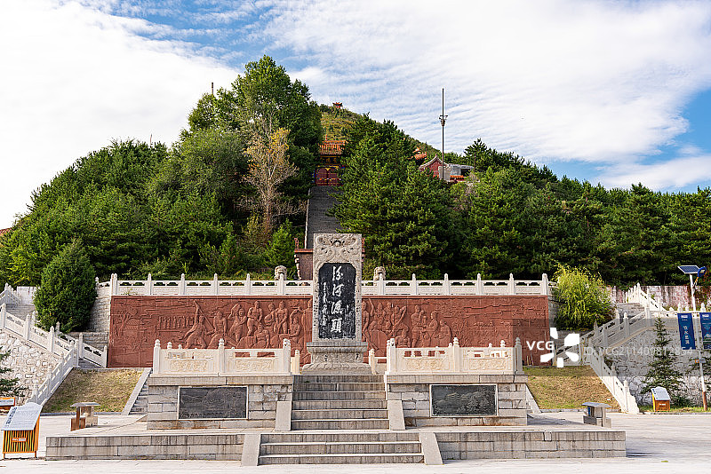 山西芦芽山风景区汾河源图片素材