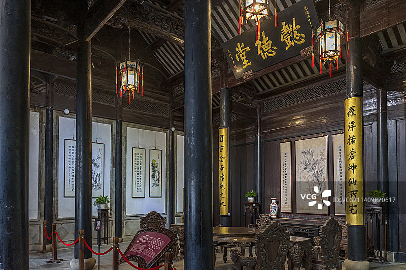 浙江湖州南浔古镇南浔张静江故居风景图片素材