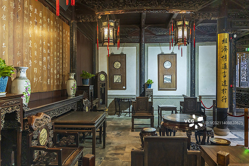 浙江湖州南浔古镇南浔张静江故居风景图片素材