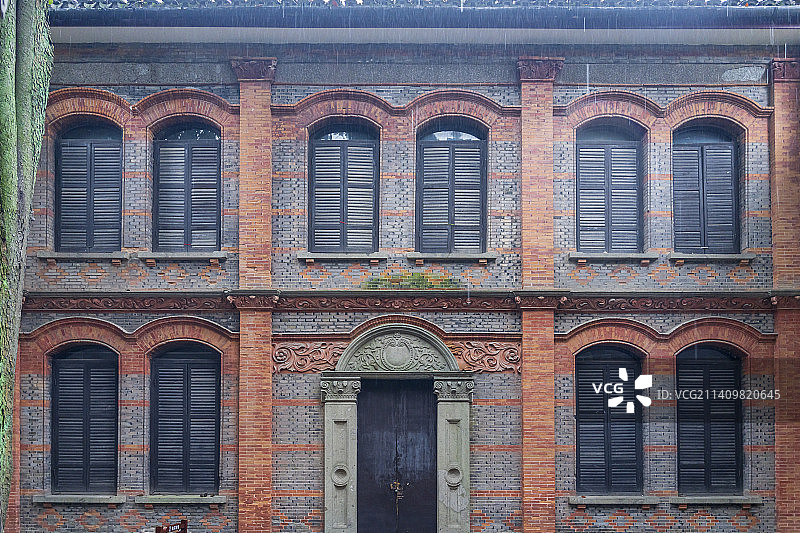 浙江湖州南浔古镇南浔张静江故居风景图片素材