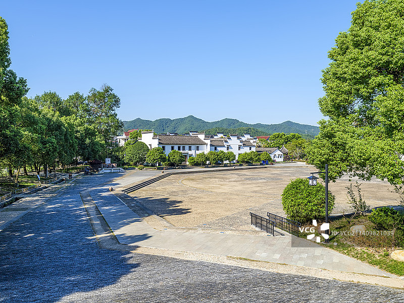 杭州富阳龙门古镇图片素材