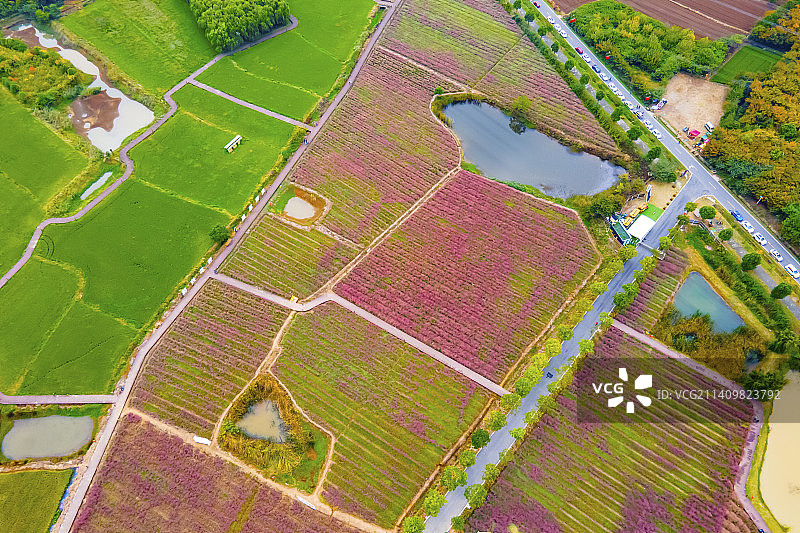 航拍南京溧水郭兴庄园风光图片素材