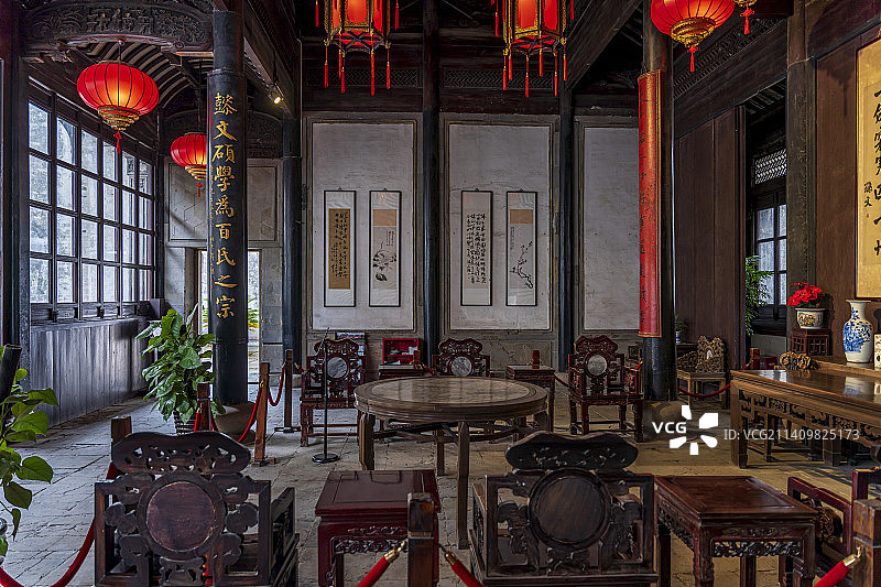 浙江湖州南浔古镇张石铭旧宅建筑风景图片素材