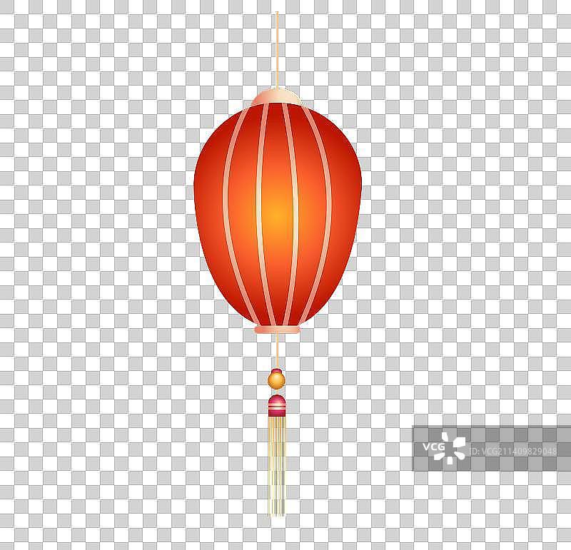 2023年兔年灯笼花灯元宵节插画元素图片素材