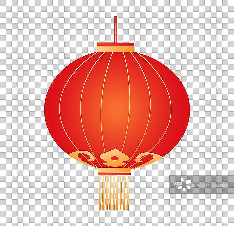 2023年兔年灯笼花灯元宵节插画元素图片素材