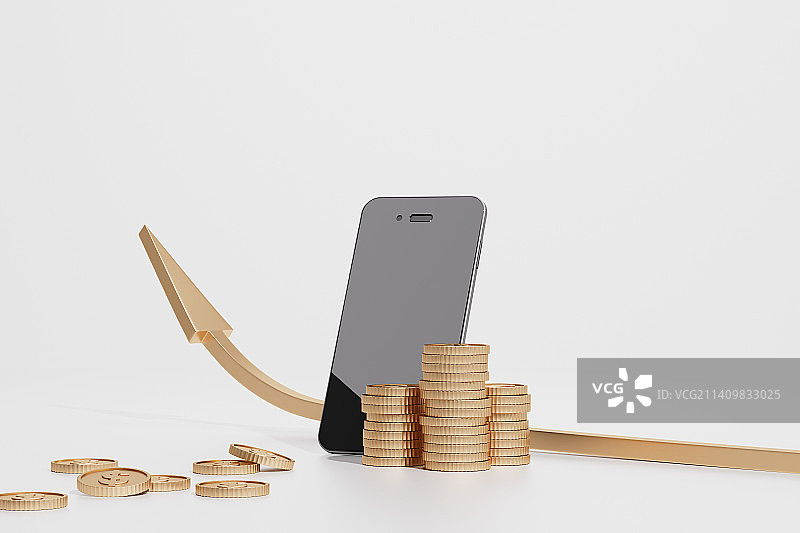 三维渲染的金融题材的概念图片图片素材