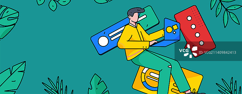 与咨询顾问进行沟通扁平矢量概念运营插画图片素材