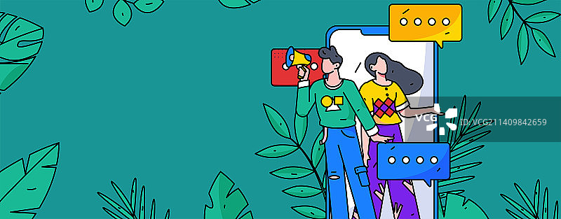 与咨询顾问进行沟通扁平矢量概念运营插画图片素材