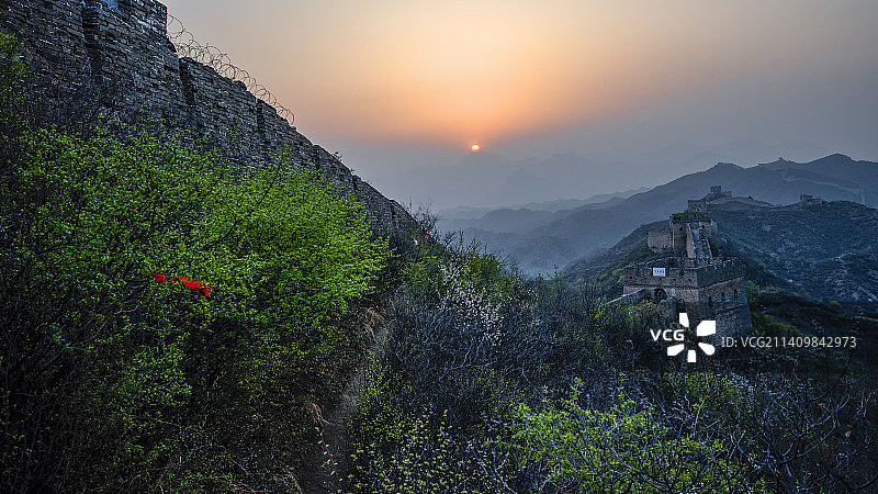 金山岭长城图片素材