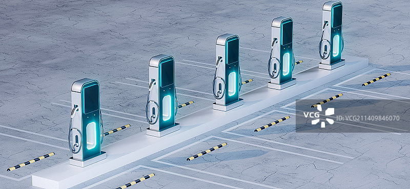 新能源充电桩图片素材