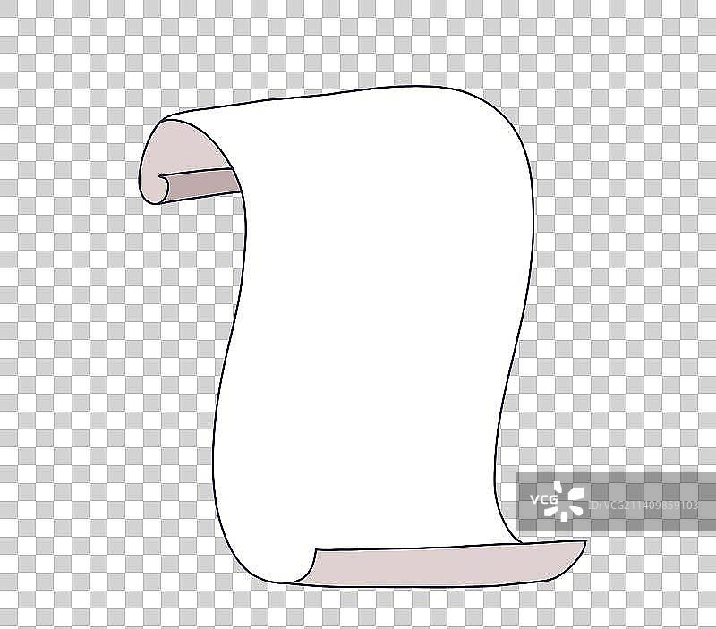 元素：空白纸张图片素材