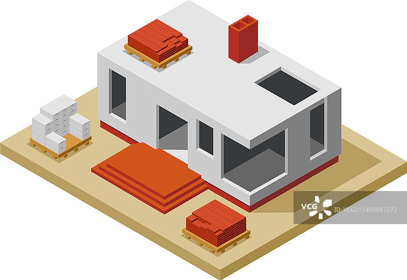 房屋建造图标图片素材