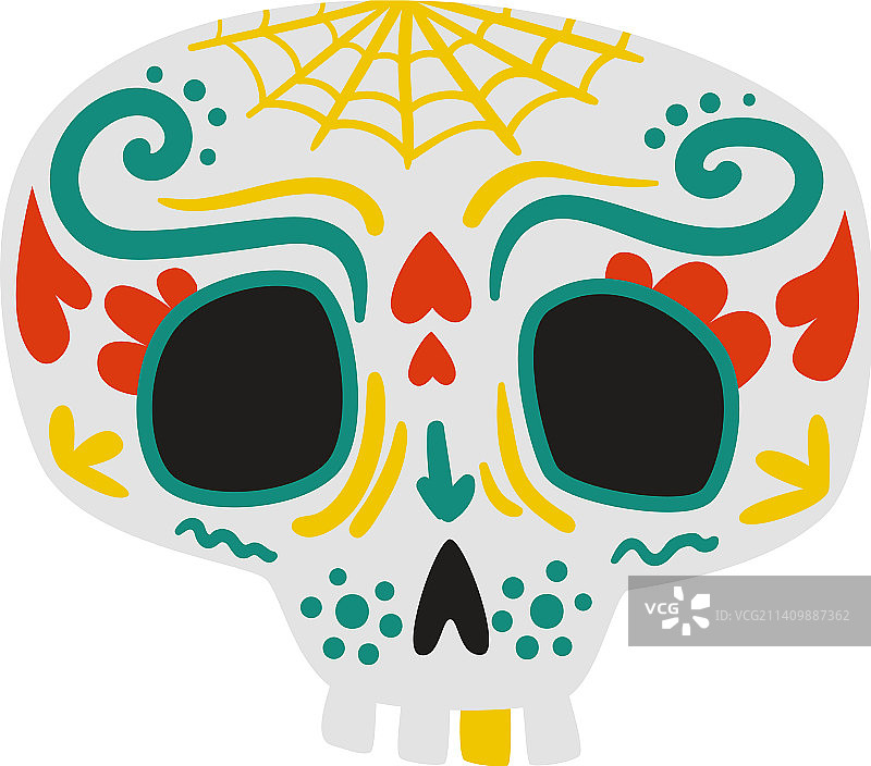 墨西哥骷髅头图片素材