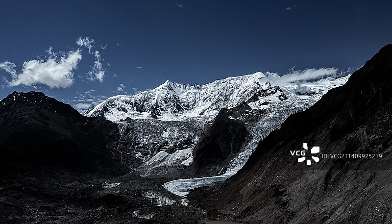 米堆冰川图片素材