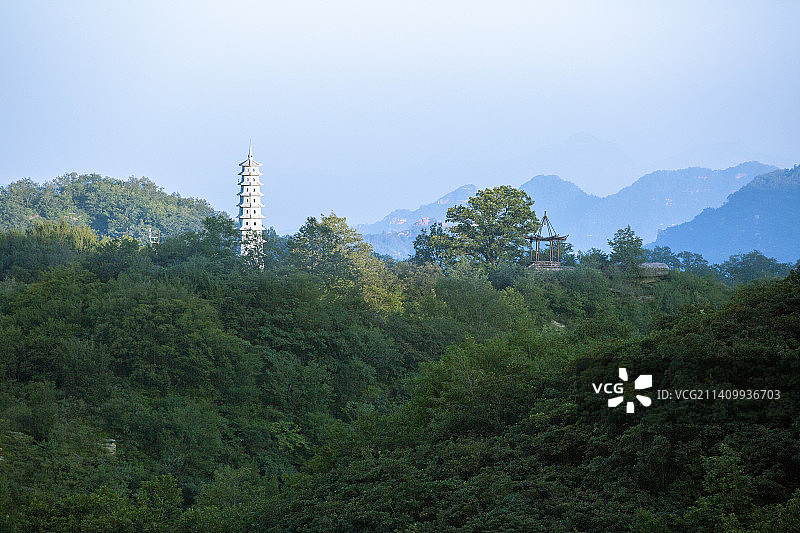 中国河北省邢台市太行山“九龙峡景区”图片素材