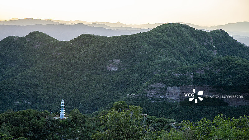 中国河北省邢台市太行山“九龙峡景区”图片素材