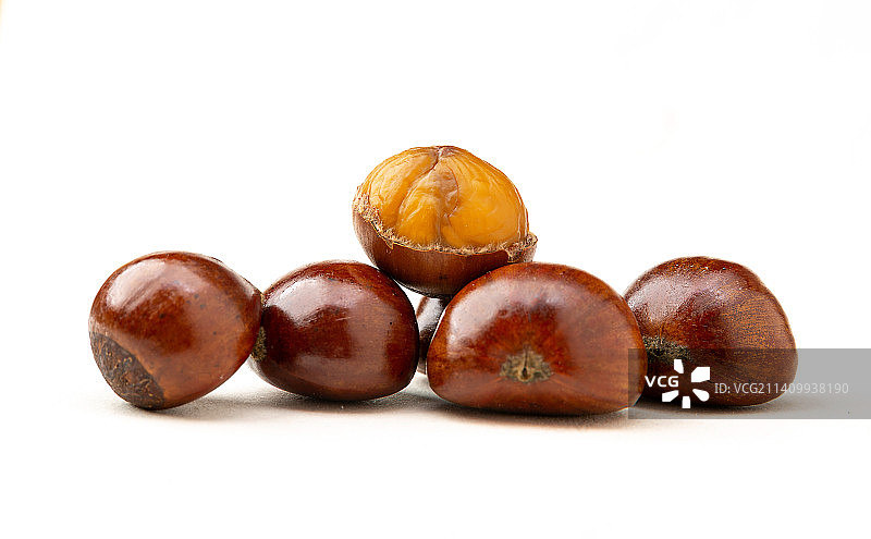 传统小吃糖炒迁西板栗栗子油栗图片素材