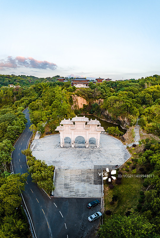 中国广东省丰顺县留隍镇惠仁圣寺图片素材