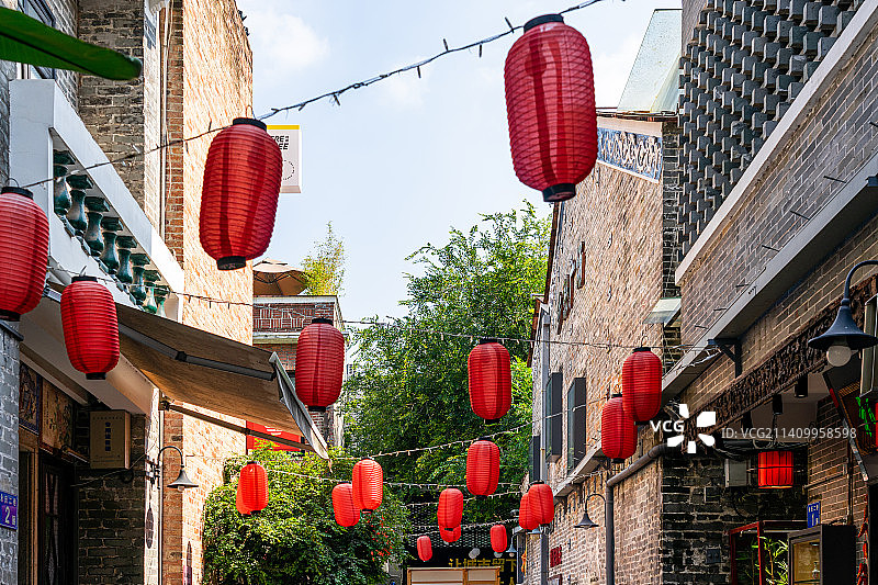广州荔湾西关永庆坊旅游区风光图片素材